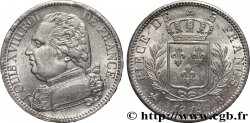 5 francs Louis XVIII, buste habillé 1814 Rouen F.308/2