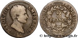 2 francs Napoléon Empereur, Calendrier grégorien 1807 Limoges F.252/9