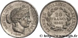 Concours de 20 francs, essai de Rogat 1848 Paris VG.3058 var.