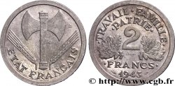 Essai de 2 francs Francisque 1943 Paris F.270/1 AU 