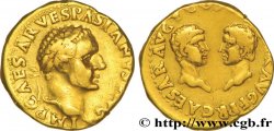 VESPASIANO, TITO e DOMIZANO Aureus