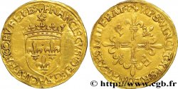 FRANÇOIS IER LE RESTAURATEUR DES LETTRES Écu d or au soleil, 5e type 1519 Bourges TTB+