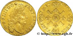 LOUIS XIV LE GRAND OU LE ROI SOLEIL Louis d or aux quatre L 1693 Aix-en-Provence TTB+/SUP