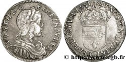 LOUIS XIV LE GRAND OU LE ROI SOLEIL Demi-écu à la mèche longue 1651 Limoges