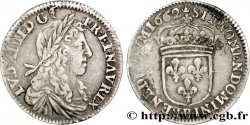 LOUIS XIV LE GRAND OU LE ROI SOLEIL Douzième d écu au buste juvénile, 1er type 1662 Rouen TTB/TB+