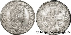 LOUIS XIV &nbsp;THE SUN KING&nbsp; Demi-écu aux huit L, 1er type 1691 Metz VF/XF