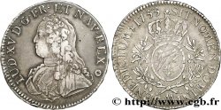 LOUIS XV DIT LE BIEN AIMÉ Écu aux branches d olivier, buste habillé 1733 Metz
