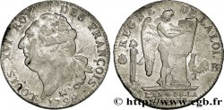 LOUIS XVI (MONARQUE CONSTITUTIONNEL)  Écu dit  au génie , légende FRANÇOIS 1792 Rouen TTB+