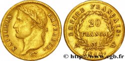 20 francs or Napoléon tête laurée, Empire français 1814 Lille F.516/42