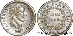 Demi-franc Napoléon Ier tête laurée, Empire français 1811 Rouen F.178/22 SUP 