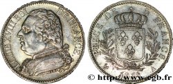 5 francs Louis XVIII, buste habillé 1814 Paris F.308/1