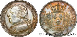 5 francs Louis XVIII, buste habillé 1814 Bordeaux F.308/7