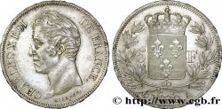 5 francs Charles X, 2e type, tranche en relief 1830 Paris F.312/1