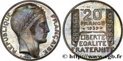 Essai de 20 francs Turin, poids lourd 1939  G.853 