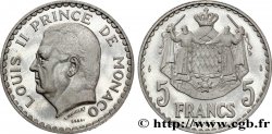 MONACO - LOUIS II Essai de 5 francs 1945 Paris