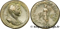 TRAJAN Sesterce, (GB, Æ 34) TTB+