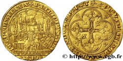 PHILIPPE VI DE VALOIS Écu d or à la chaise n.d.  TTB+