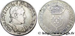 HENRI II Teston au buste lauré, 1er type, fabriqué au moulin 1558 Paris, Moulin des Étuves TTB/TB+