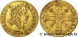 LOUIS XIII LE JUSTE Demi-louis d or aux huit L (effigie de Jean Warin) 1642 Paris, Monnaie du Louvre TTB+