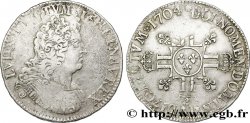 LOUIS XIV LE GRAND OU LE ROI SOLEIL Écu aux huit L, 2e type 1704 Paris TB+/TTB