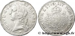 LOUIS XV DIT LE BIEN AIMÉ Écu dit  au bandeau  1748 La Rochelle TB+