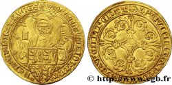 BRABANT - DUCHÉ DE BRABANT - JEANNE ET WENCESLAS Pieter d&nbsp;or ou gouden peter ou piètre d&nbsp;or c. 1380-1381 Louvain SUP