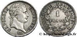 1 franc Napoléon Ier tête laurée, Empire français 1813 Nantes F.205/69