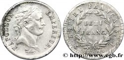 Demi-franc Napoléon Ier tête laurée, Empire français 1812 Nantes F.178/45 TTB 