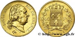 40 francs or Louis XVIII 1820 Paris F.542/10 TTB 