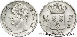 1/4 franc Charles X 1829 Nantes F.164/37 TTB 