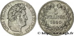 5 francs IIe type Domard 1840 Lyon F.324/86