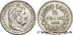 1/2 franc Louis-Philippe 1833 Nantes F.182/38 XF 