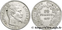 Essai en aluminium de 20 francs or Napoléon III, tête nue 1857  F.531/12 var.