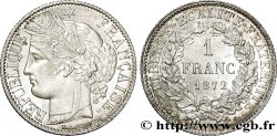 1 franc Cérès, Troisième République, petit A 1872 Paris F.216/5 SPL 