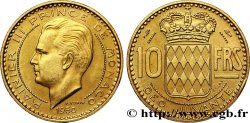 MONACO - PRINCIPALITY OF MONACO - RAINIER III Essai en or de 10 francs prince Rainier III 1950 Paris