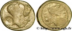 OCTAVE ET JULES CÉSAR Unité, (MB, Æ 25) TB+