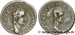 CALIGULA et AGRIPPINE MÈRE Denier TTB