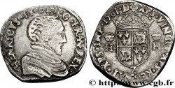 CHARLES IX. COINAGE AT THE NAME OF HENRY II Teston du Dauphiné 1561 Grenoble