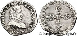 HENRI IV LE GRAND Demi-franc, 1er type de Bordeaux 1590 Bordeaux