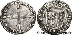 HENRY IV Quart d écu de Navarre 1609 Saint-Palais