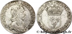 LOUIS XIII LE JUSTE Écu, buste drapé (1er buste de Jean Warin) 1642 Paris, Monnaie de Matignon TTB+/SUP