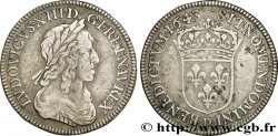 LOUIS XIII LE JUSTE Quart d écu, buste drapé et cuirassé (2e buste de Jean Warin) 1643 Lyon TTB