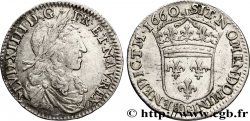 LOUIS XIV  THE SUN KING  Douzième d écu au buste juvénile, 1er type 1660 Tours