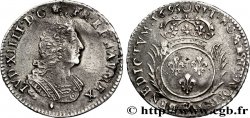 LOUIS XIV LE GRAND OU LE ROI SOLEIL Douzième d écu aux palmes 1695 Aix-en-Provence TTB