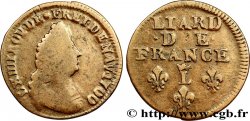 LOUIS XIV LE GRAND OU LE ROI SOLEIL Liard, 3e type, buste âgé 1700 Lille