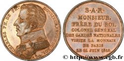 Monnaie de visite, module de 5 francs, pour Charles Philippe de France à la Monnaie de Paris 1818  VG.2509 