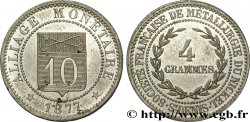 Essai d’alliage de 10 centimes 1877  VG.3897  SUP 