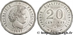 Essai de 20 centimes Merley  1887 Paris VG.4052 