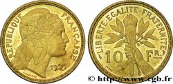Concours de 10 francs, essai de Rasumny en bronze-aluminium 1929  VG.5233 var. SUP 