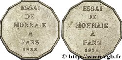 Essai de fabrication de monnaie à 12 pans 1938  VG.5489  G SUP 